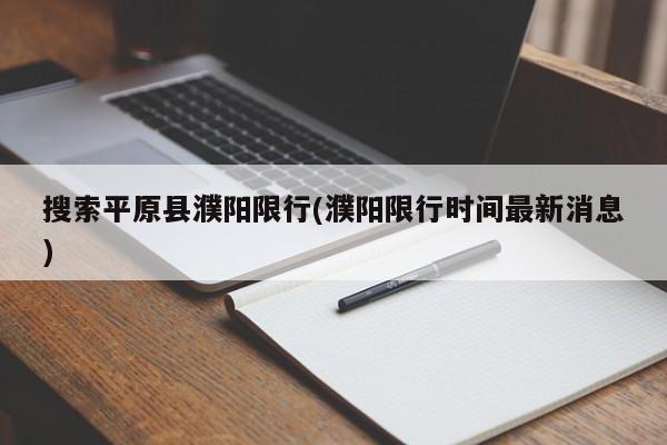 搜索平原县濮阳限行(濮阳限行时间最新消息)